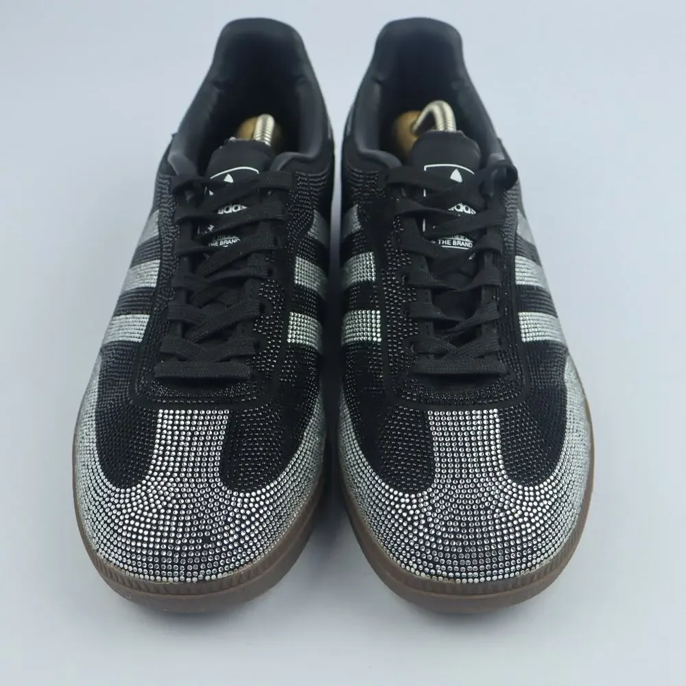 adidas Samba OG Rhinestone Black Silver Women's - IH9052 Size 11